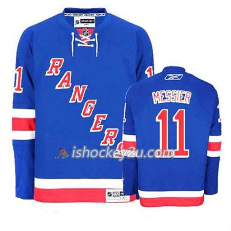 Reebok Mænd NHL New York Rangers Trøje Mark Messier #11 Hjemme Blå
