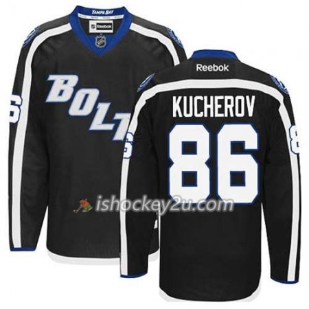Reebok Mænd NHL Tampa Bay Lightning Trøje Nikita Kucherov #86 Tredje Sort