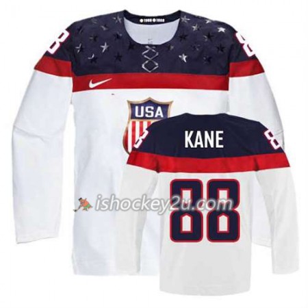 Reebok Dame NHL USA Team Trøje Patrick Kane #88 Hjemme Hvid