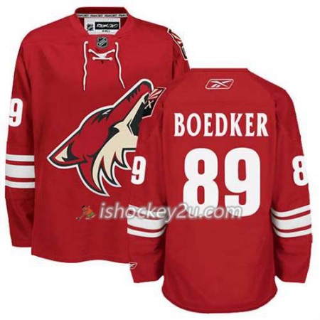 Reebok Mænd NHL Phoenix Coyotes Mikkel Boedker 89 Vinrød Hjemme