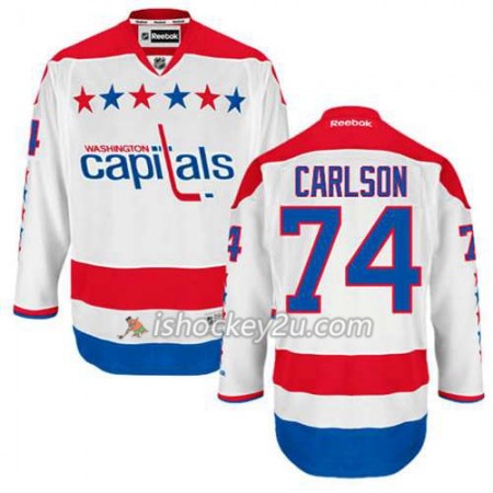 Reebok Mænd NHL Washington Capitals Trøje John Carlson #74 Tredje Hvid