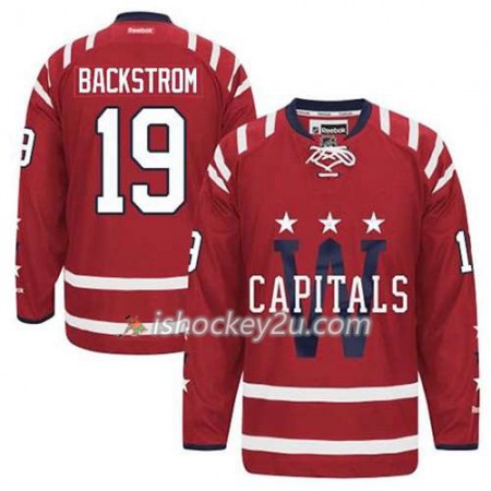 Reebok Mænd NHL Washington Capitals Trøje Nicklas Backstrom #19 2015 Winter Classic Hvid