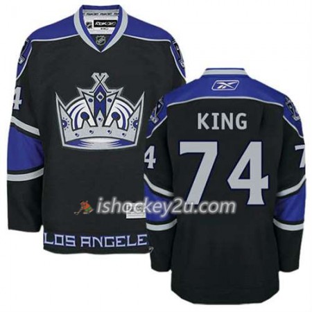 Reebok Mænd NHL Los Angeles Kings Trøje Dwight King #74 Tredje Sort Reebok Mænd NHL Los Angeles Kings Trøje Dwight King #74 Tredje Sort