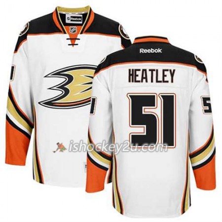 Reebok Mænd NHL Anaheim Ducks Trøje Dany Heatley #51 Udebane Hvid