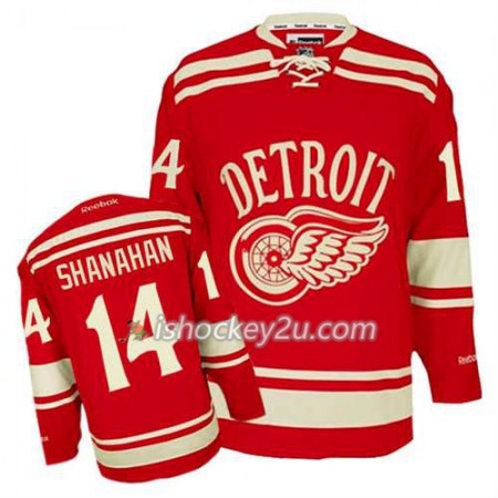 Reebok Mænd NHL Detroit Red Wings Trøje Brendan Shanahan #14 2014 Winter Classic Rød