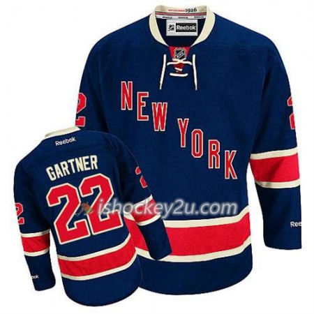 Reebok Mænd NHL New York Rangers Trøje Mike Gartner #22 Tredje Blå