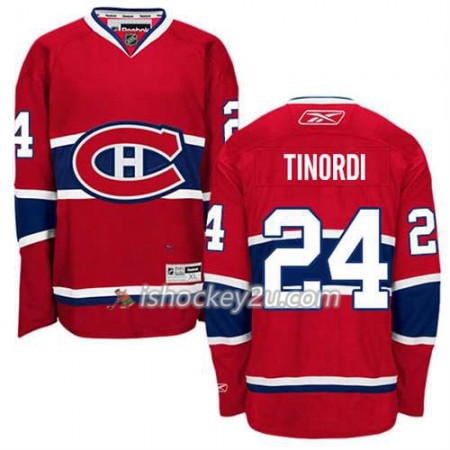 Reebok Mænd NHL Montreal Canadiens Trøje Jarred Tinordi #24 Hjemme Rød