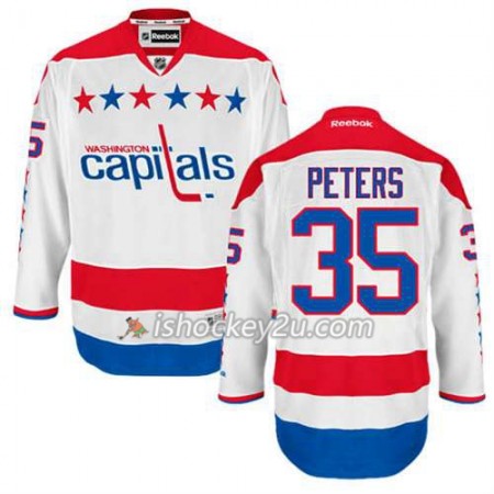Reebok Mænd NHL Washington Capitals Trøje Justin Peters #35 Tredje Hvid