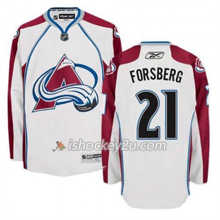 Reebok Mænd NHL Colorado Avalanche Trøje Peter Forsberg #21 Udebane Hvid