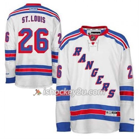 Reebok Mænd NHL New York Rangers Trøje Martin St. Louis #26 Udebane Hvid