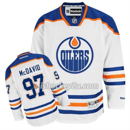 Reebok Mænd NHL Edmonton Oilers Trøje Connor McDavid #97 Udebane Hvid Reebok Mænd NHL Edmonton Oilers Trøje Connor McDavid #97 Udebane Hvid