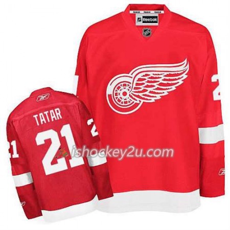 Reebok Mænd NHL Detroit Red Wings Trøje Tomas Tatar #21 Hjemme Rød