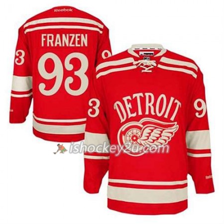 Reebok Mænd NHL Detroit Red Wings Trøje Johan Franzen #93 2014 Winter Classic Rød