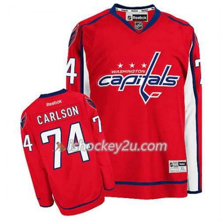 Reebok Mænd NHL Washington Capitals Trøje John Carlson #74 Hjemme Rød
