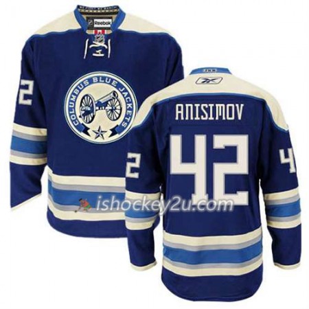 Reebok Mænd NHL Columbus Blue Jackets Trøje Artem Anisimov #42 Tredje Blå