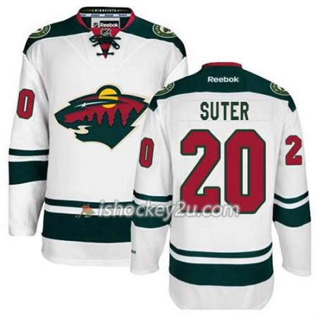 Reebok Mænd NHL Minnesota Wild Trøje Ryan Suter #20 Udebane Hvid