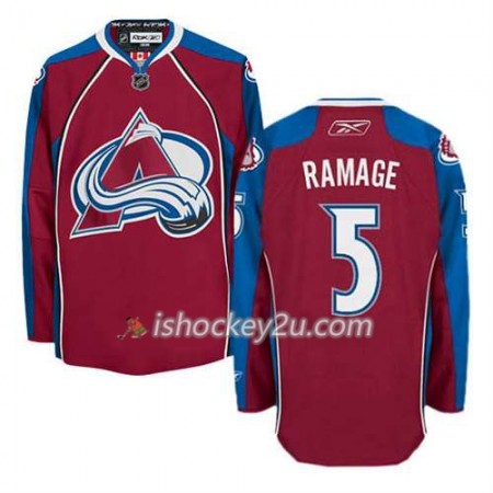 Reebok Mænd NHL Colorado Avalanche Trøje Rob Ramage #5 Hjemme Rød