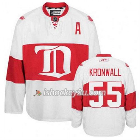 Reebok Mænd NHL Detroit Red Wings Trøje Niklas Kronwall #55 Tredje Hvid