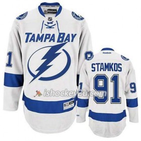 Reebok Mænd NHL Tampa Bay Lightning Trøje Steven Stamkos #91 Udebane Hvid