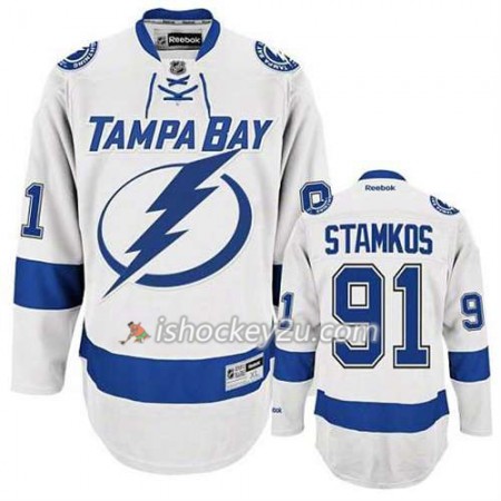 Reebok Mænd NHL Tampa Bay Lightning Trøje Steven Stamkos #91 Udebane Hvid