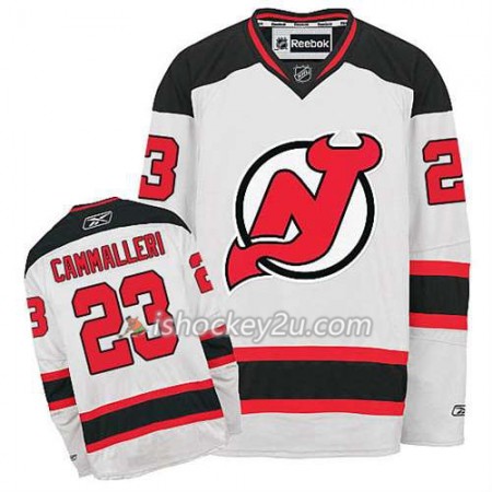 Reebok Mænd NHL New Jersey Devils Trøje Mike Cammalleri #23 Udebane Hvid