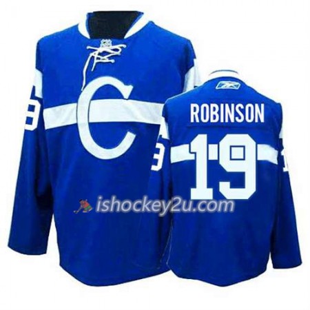 Reebok Mænd NHL Montreal Canadiens Trøje Larry Robinson #19 Tredje Blå