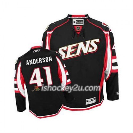 Reebok Mænd NHL Ottawa Senators Trøje Craig Anderson #41 Tredje Sort