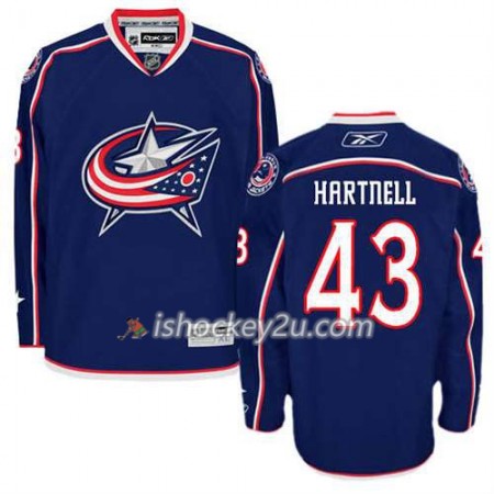 Reebok Mænd NHL Columbus Blue Jackets Trøje Scott Hartnell #43 Hjemme Blå