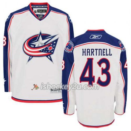 Reebok Mænd NHL Columbus Blue Jackets Trøje Scott Hartnell #43 Udebane Hvid