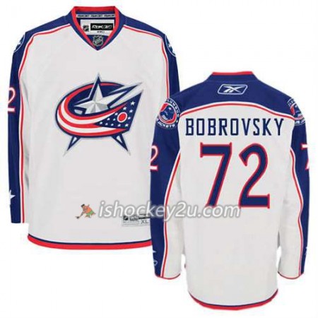 Reebok Mænd NHL Columbus Blue Jackets Trøje Sergei Bobrovsky #72 Udebane Hvid