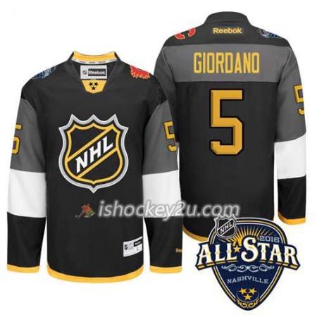 NHL 2016 All-Star Calgary Flames Trøje Mark Giordano #5 Sort