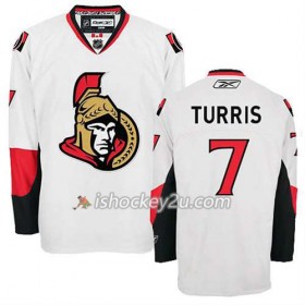 Reebok Mænd NHL Ottawa Senators Trøje Kyle Turris #7 Udebane Hvid