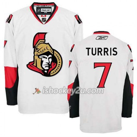 Reebok Mænd NHL Ottawa Senators Trøje Kyle Turris #7 Udebane Hvid