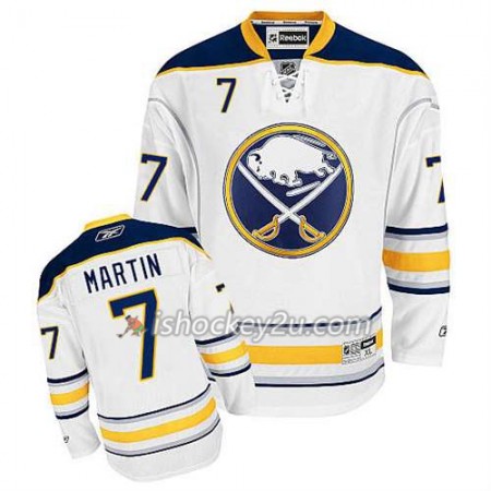 Reebok Mænd NHL Buffalo Sabres Trøje Rick Martin #7 Udebane Hvid