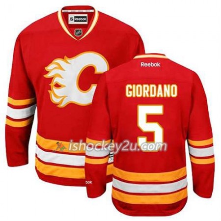 Reebok Mænd NHL Calgary Flames Trøje Mark Giordano #5 Tredje Rød