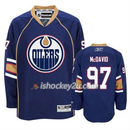 Reebok Mænd NHL Edmonton Oilers Trøje Connor McDavid #97 Tredje Blå