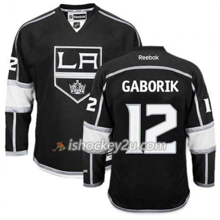 Reebok Dame NHL Los Angeles Kings Trøje Marian Gaborik #12 Premier Hjemme Sort