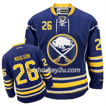 Reebok Mænd NHL Buffalo Sabres Trøje Matt Moulson #26 Hjemme Blå