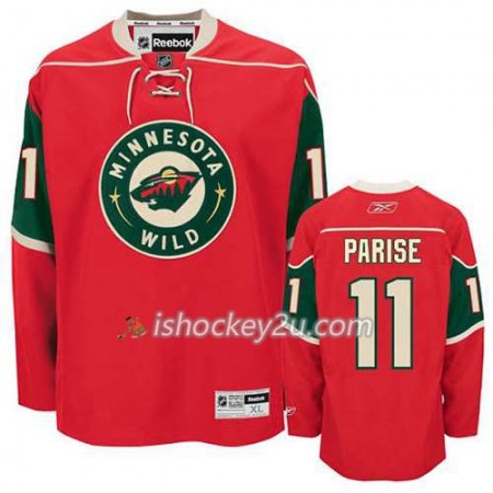 Reebok Mænd NHL Minnesota Wild Trøje Zach Parise #11 Hjemme Rød