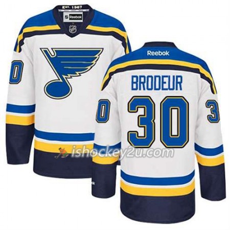 Reebok Mænd NHL St. Louis Blues Trøje Martin Brodeur #30 Udebane Hvid