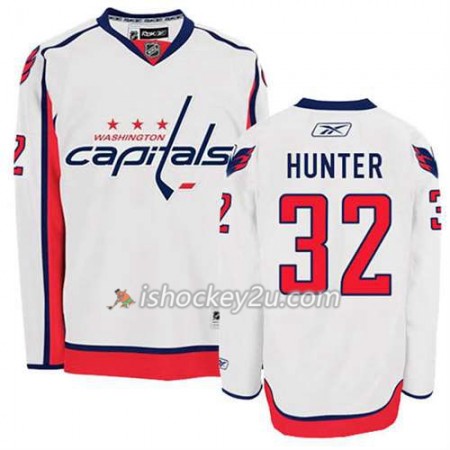 Reebok Mænd NHL Washington Capitals Trøje Dale Hunter #32 Udebane Hvid