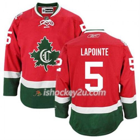 Reebok Mænd NHL Montreal Canadiens Trøje Guy Lapointe #5 Tredje Ny Rød Reebok Mænd NHL Montreal Canadiens Trøje Guy Lapointe #5 Tredje Ny Rød