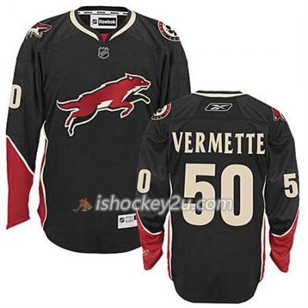 Reebok Mænd NHL Phoenix Coyotes Antoine Vermette 50 Sort Tredje