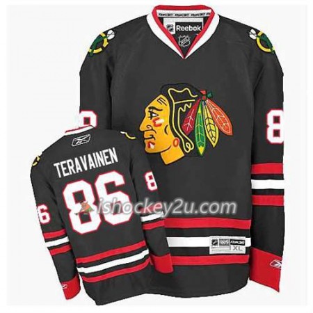 Børn NHL Chicago Blackhawks Trøje Teuvo Teravainen #86 Premier Tredje Sort