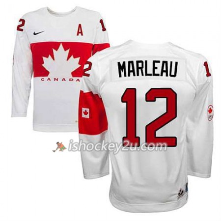 Reebok Dame NHL Canada Team Trøje Patrick Marleau #12 Hjemme Hvid