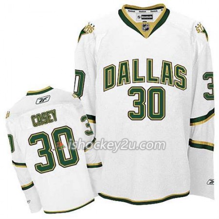 Reebok Mænd NHL Dallas Stars Trøje Jon Casey #30 Tredje Hvid