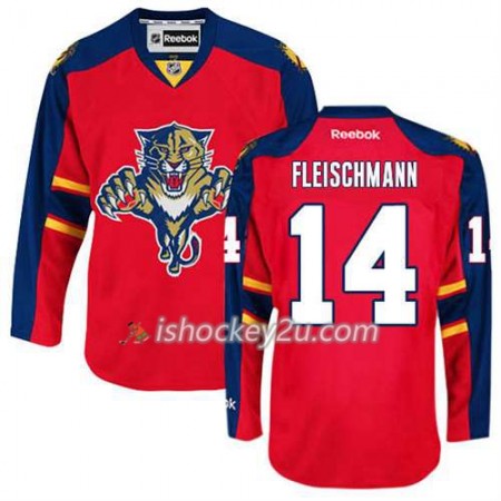 Reebok Mænd NHL Florida Panthers Trøje Tomas Fleischmann #14 Hjemme Rød