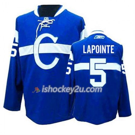 Reebok Mænd NHL Montreal Canadiens Trøje Guy Lapointe #5 Tredje Blå