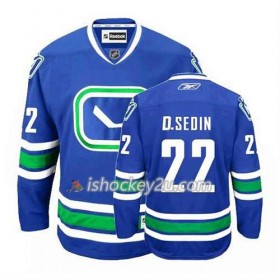 Reebok Mænd NHL Vancouver Canucks Trøje Daniel Sedin #22 Tredje Blå