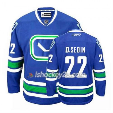 Reebok Mænd NHL Vancouver Canucks Trøje Daniel Sedin #22 Tredje Blå